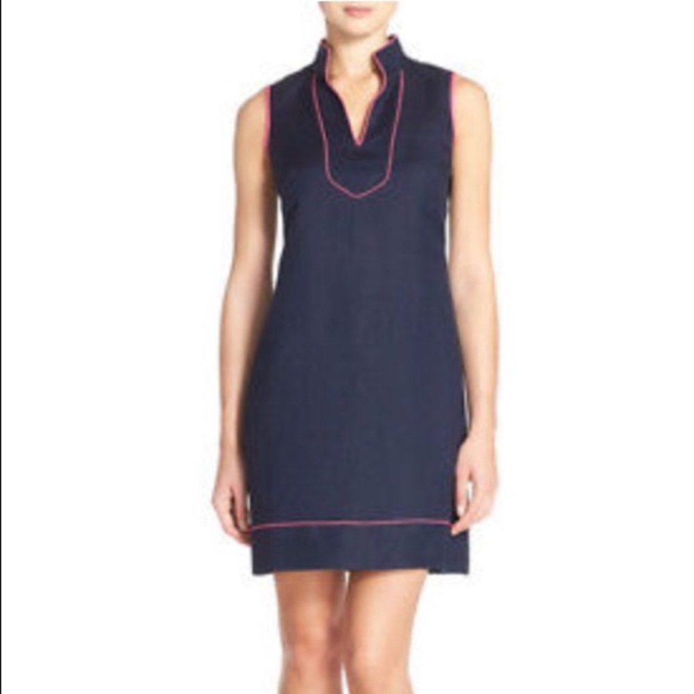 Eliza J Sz 2 Linen Blend A-Line Dress Barely Worn!
